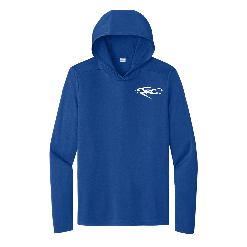 RISE TOGETHER - Performance T-Shirt Hoodie (Royal)